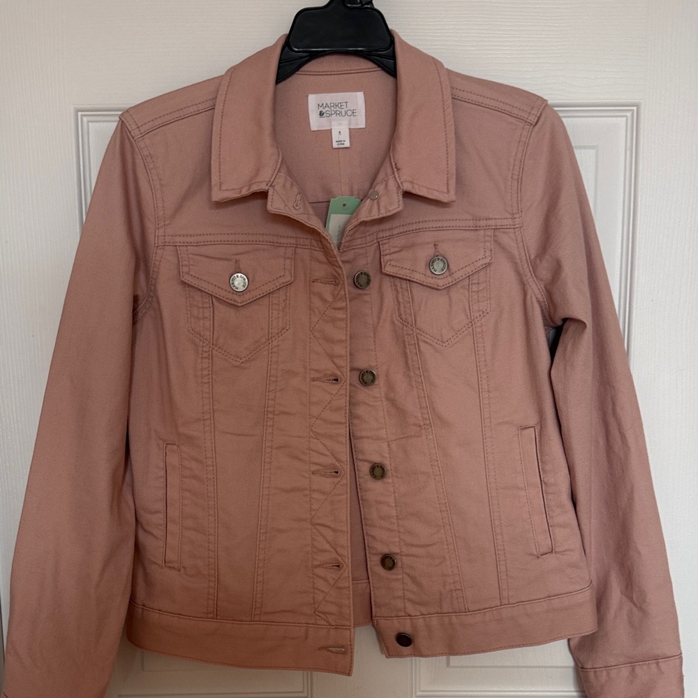Market & Spruce Women's Blush Jean Jacket